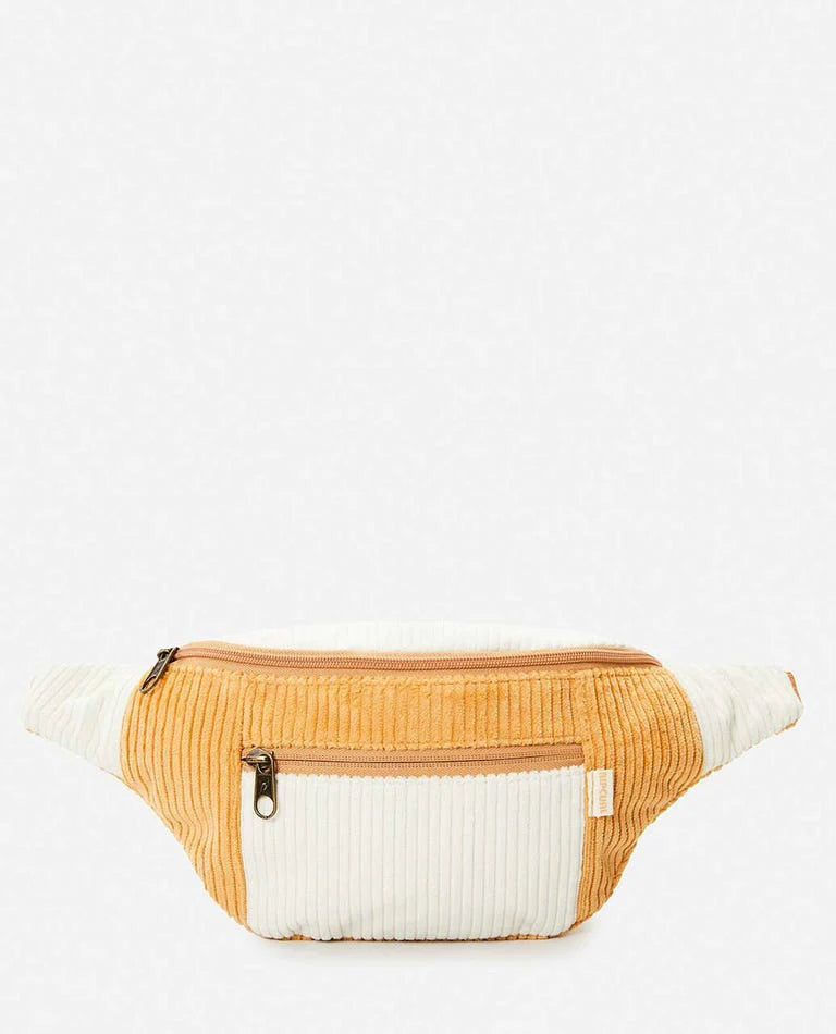 Slouchy Cord Crossbody Waist Bag