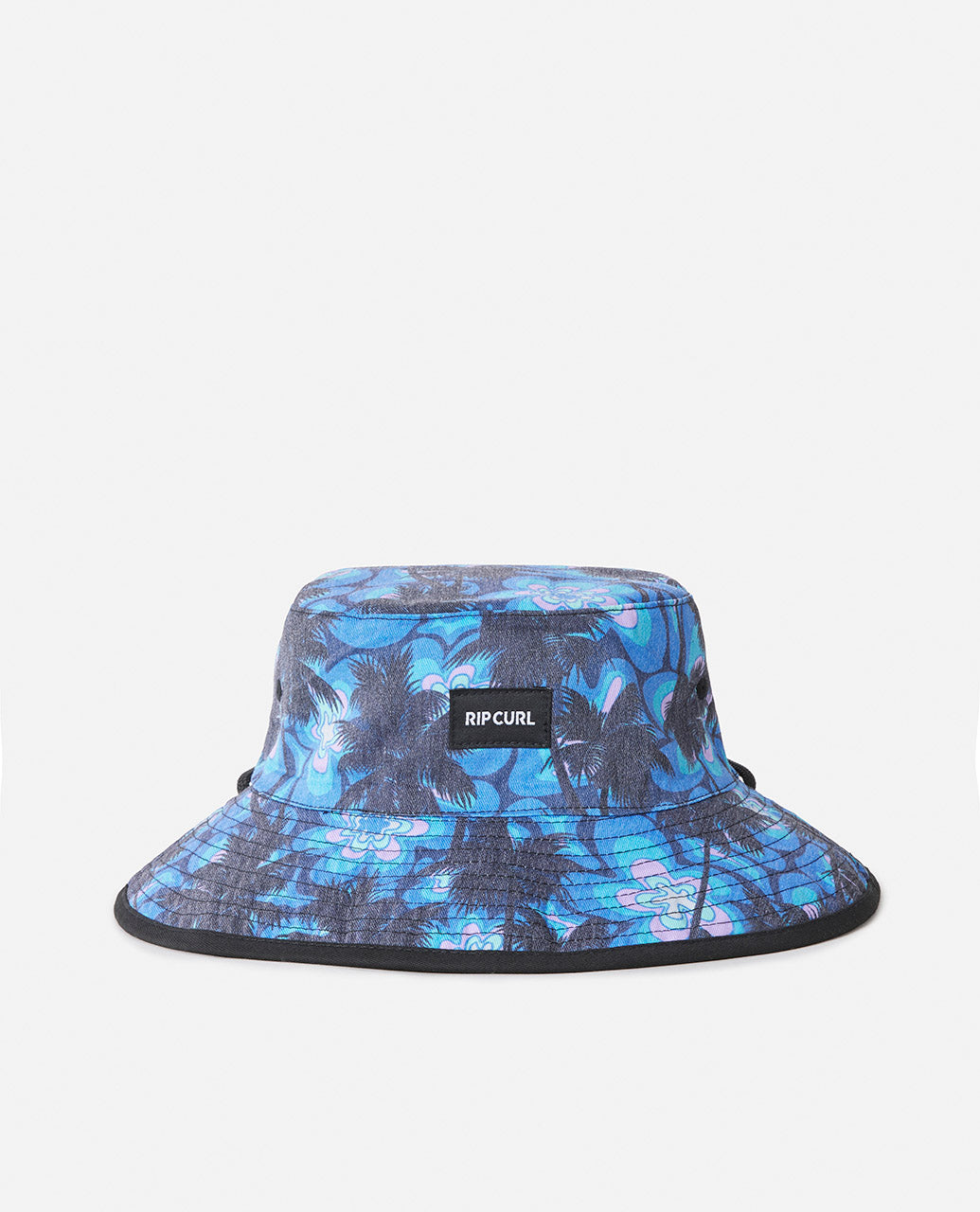 REVO VALLEY MID BRIM HAT - vendbar solhat - sort