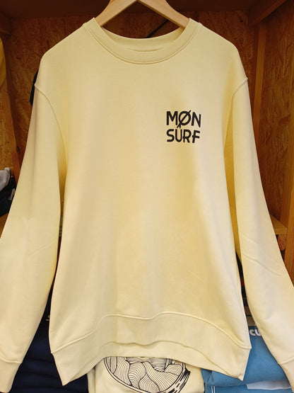 Møn Surf Crewneck- butter yellow