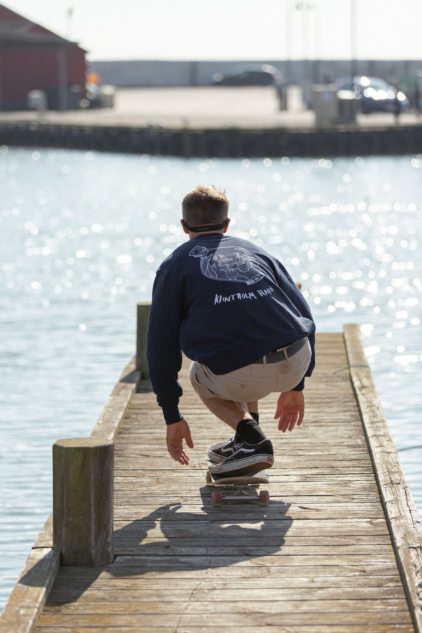 Klintholm kutter Crewneck- Navy blue